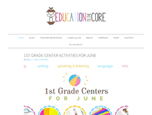 Tablet Screenshot of educationtothecore.com